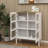 Two-Door Three-Tier Shelf Bookcase Cabinet