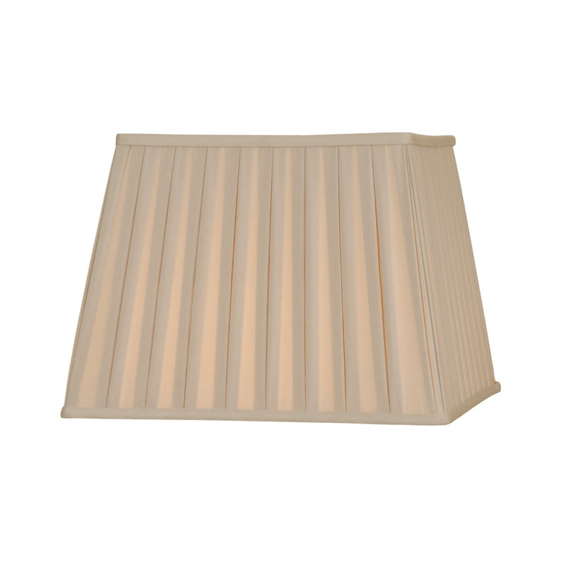 11'' H Silk Square Lamp Shade, Beige