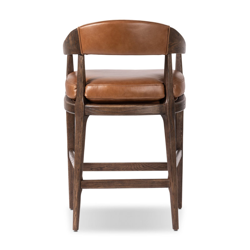 Dane Stool, Sonoma Chestnut Top Grain Leather