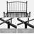 Queen Bed Frame With Headboard And Footboard Metal-1103081336
