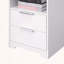 Nightstand with Charging Station, 2 Drawers, and Open Shelf