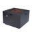Outdoor Patio Propane Fire Pit 24'' H X 33'' W Square Iron Gas-Burning Fire Pit - 50,000 BTU, Tank In Side, Dark Grey-639917091