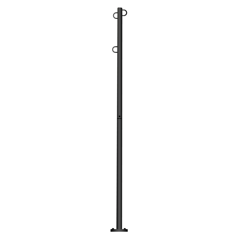Holtby 0.45m x 0.45m Tubular Shade Sail, Black