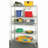 Durable 5-Tier NSF-Certified Steel Shelving with Wheels-1831095990-1831095978