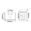 Lauryn Flush Mounted Sconce