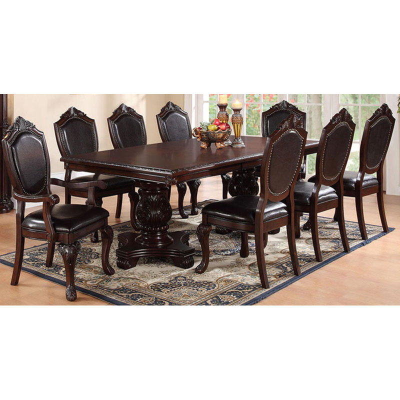 Jaceynni 8 - Person Double Pedestal Dining Set