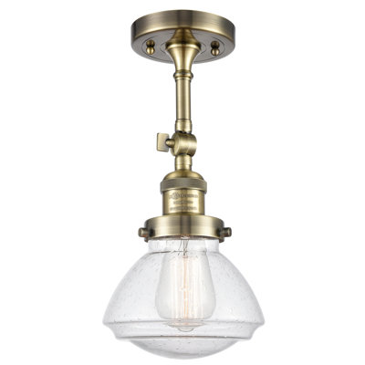 Plafonnier semi-encastré 1 lumière 6,75 po Chesterville