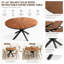 Cette table de salle à manger moderne combine un plateau de table en panneau de fibres à densité moyenne durable avec une structure en métal robuste, offrant un équilibre entre stabilité, style et prix abordable.