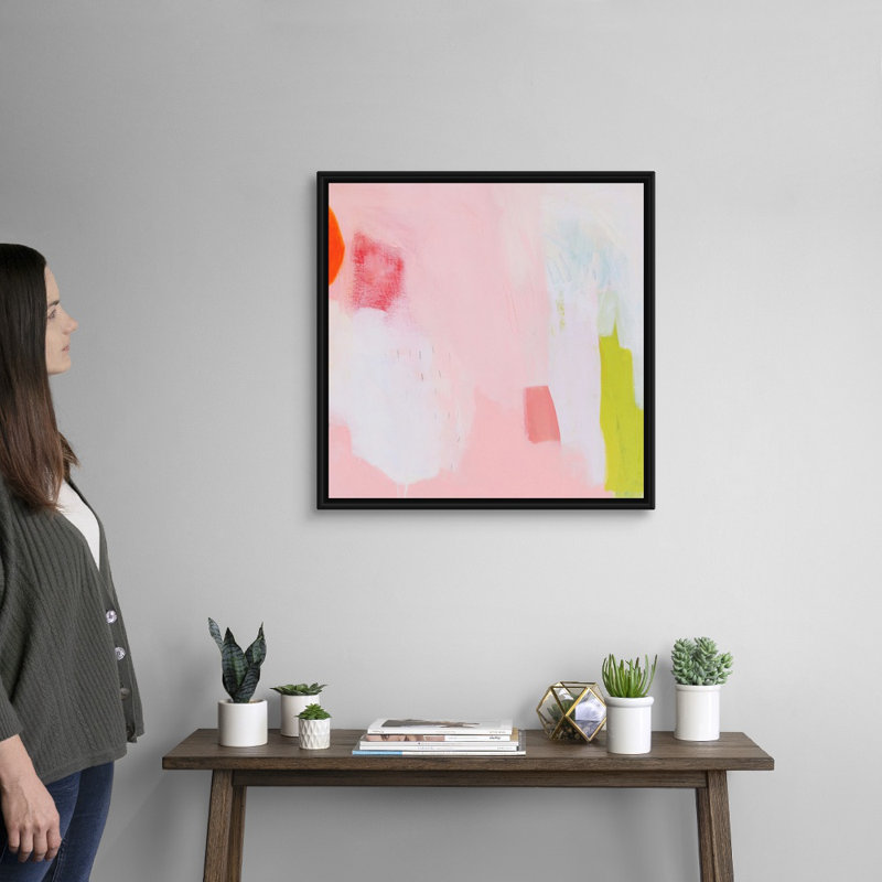 «Seed Pack» par Melissa Donoho - reproduction d'art sur toile, H 26 po x l 26 po x P 1,75 po, Toile avec cadre flottant noir