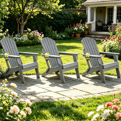 Foldable Outdoor Adirondack Chair