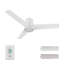 Ventilateur de plafond 52 po avec contrôle mural et trousse d'éclairage inclus, équipé d'un moteur stable et silencieux-1832509896-1832509898