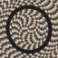Tapis ivoire / brun tressé à la main Georgina-50072453