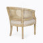 Chaise d'appoint en bois d'hévéa beige naturel-87105006