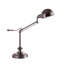 Lampe de table en métal argenté