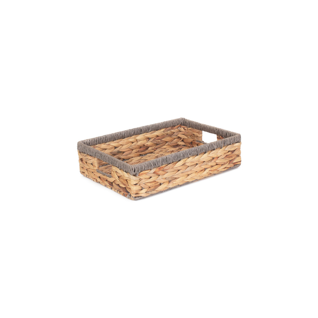 Shallow Water Hyacinth Storage Basket