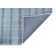 Sanura Plaid Hand Tufted Wool Area Rug in Blue
