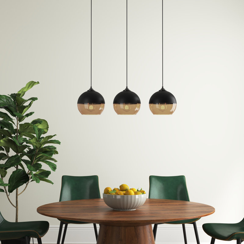 Fairy 3 - Light Black Kitchen Island Pendant