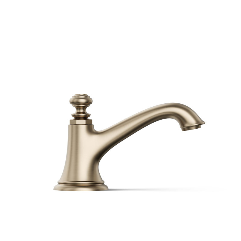 Artifacts Bathroom Sink Spout with Bell Design, Vibrant Brushed Bronze