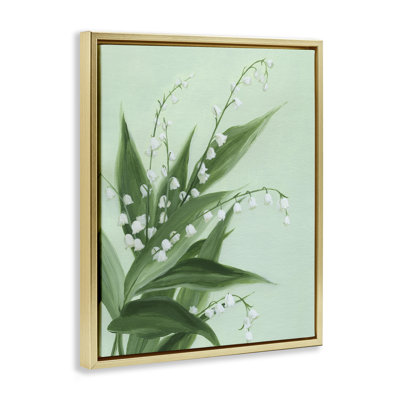 Cadre flottant Verdant Lily Of Valley, design par Grace Popp