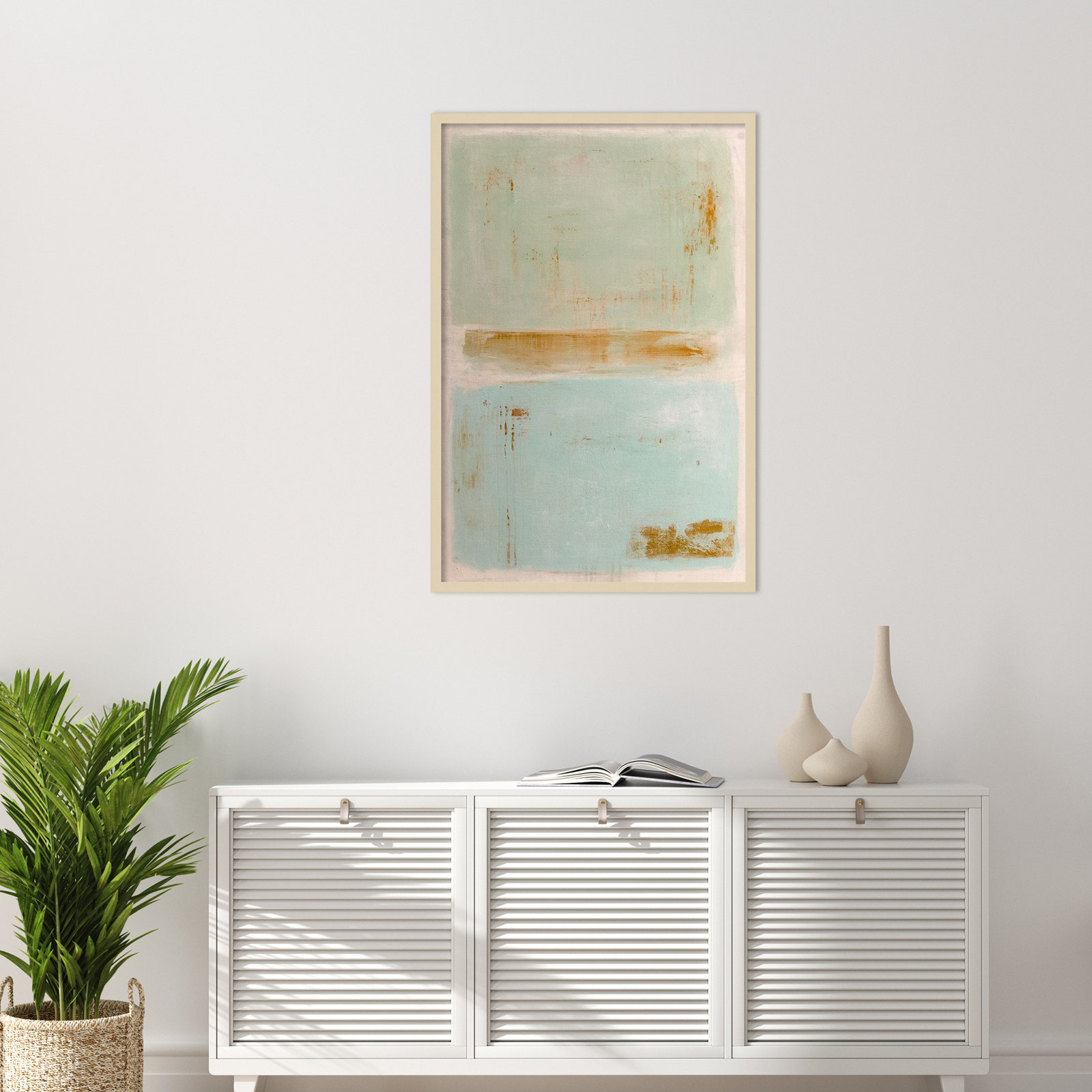 Soft Sided Print by Erin Ashley, 41" H x 28" W, Brown