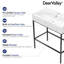 Lavabo de salle de bain console en céramique rectangulaire à trou unique 32 po avec trop-plein-104737978