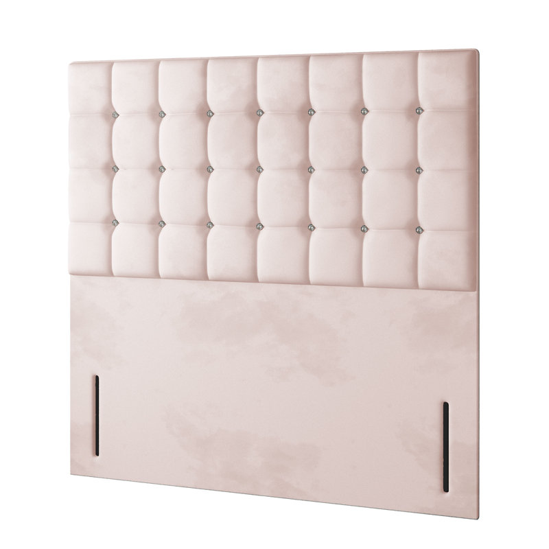 Rochester Upholstered Headboard, Pink, Small Double (4')
