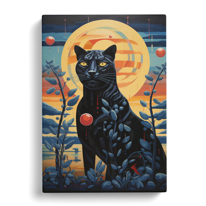 Panther Dadaism - Wrapped Canvas, 50cm H x 35cm W x 3cm D