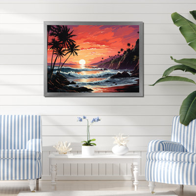 «Allivia Beach Tropical Vibes XV», reproduction sur toile