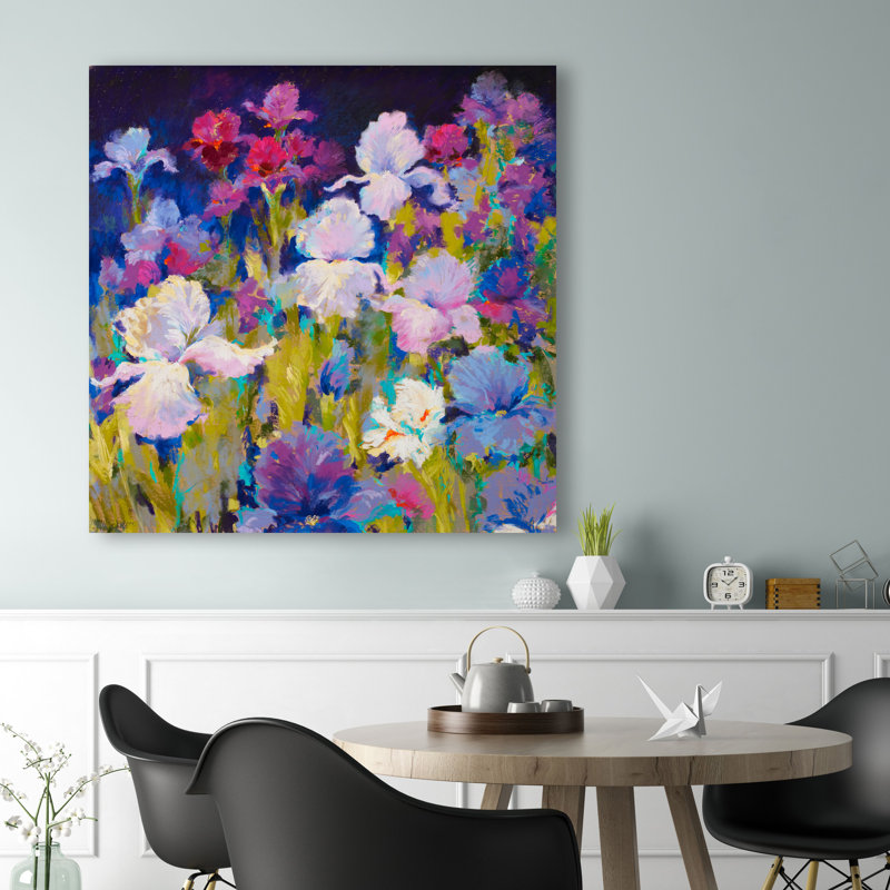 Irresistible Iris - Wrapped Canvas Art Prints, 70cm H x 70cm W x 4cm D