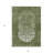 HomeRoots 3' X 5' Olive Green And Artichoke Green Abstract Washable Indoor Outdoor Area Rug