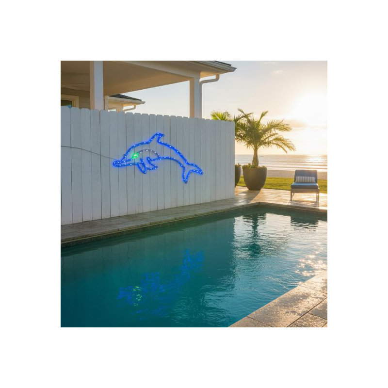 2D Dolphin Sign