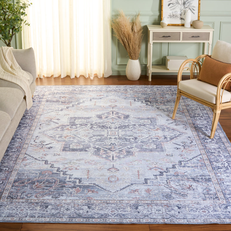 Raydel Performance Machine Washable Oriental Rug, Rectangle 8' x 10'