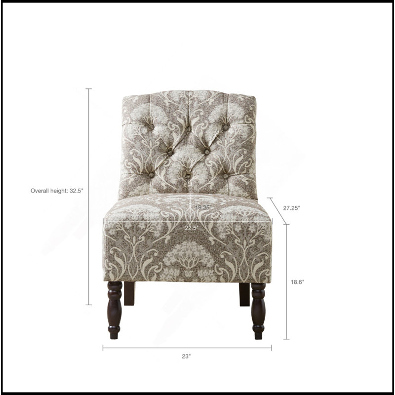 Tufted Armless Chair