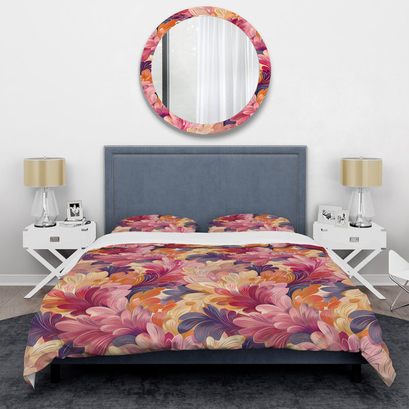 Ensemble de housse de couette Modern, King Duvet Cover + 2 King Shams