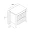 Pruitt 20.9'' W 2-Drawer Manufactured Wood Nightstand-797821012