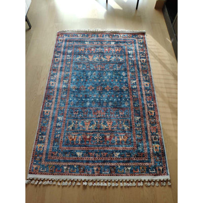 Laquel Performance Washable Moroccan Indoor / Outdoor Rug