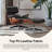 Leather Swivel Accent Chair With Ottoman-1160804678