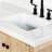 Cambridge 42'' Solid Wood Single Bathroom Vanity in Oak, with 1.5'' Carrara White Quartz Top, Right Offset, Rectangle Sink-1787912921-1787912926-1796547358