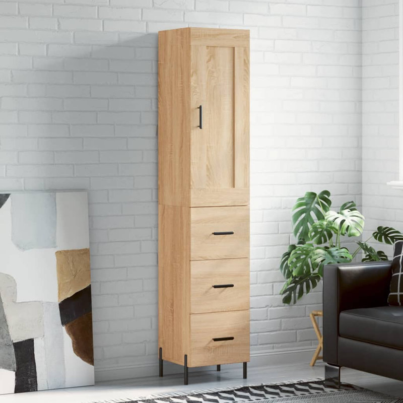 Minnetta 34.5cm Sideboard, Sonoma Oak
