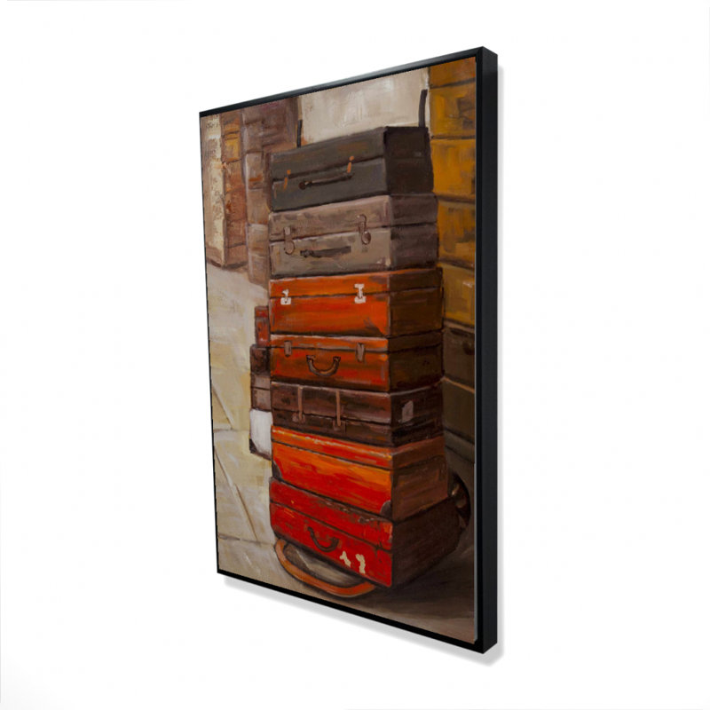 " Old Traveling Suitcases "