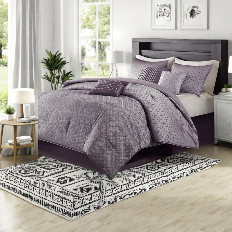 Luxurious Jaquard Bedding Sets, Polyester, Modern Style, Home Comfort
