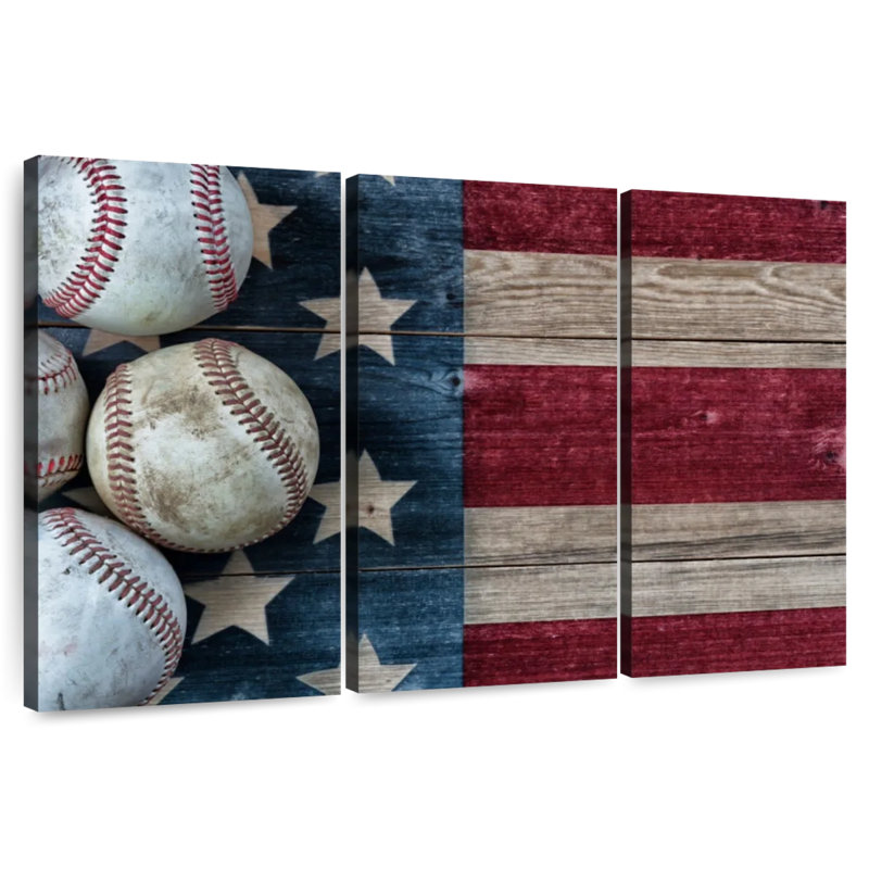 Borges American Baseball, 28" H x 45" W