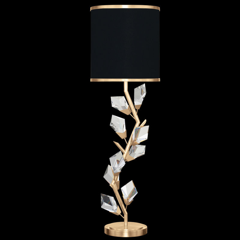 Lampe de table 35,5 po Foret, Noir, Doré
