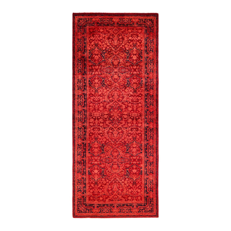 Overyed One-of-a-Kind Runner 3'1" X 7'7" Hand Knotted Area Rug
