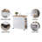 Kamal Wood Kitchen Cart-939270418