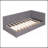 Upholstered Daybed With 2 Storage Drawers Twin Size Sofa Bed Frame No Box Spring Needed, Linen Fabric-979750070