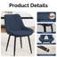 46cm H Upholstered Metal Parsons Chair-112263672-108023532