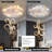 Low Profile Ceiling Fan With Light And Remote Control, Dimmable LED Ceiling Fan, 6 Speeds, Timing Reversible Blades, 20"