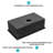 33"X19"X10" Gunmetal Black Undermount  Kitchen Sink 16 Gauge Single Bowl With Drain Assembly