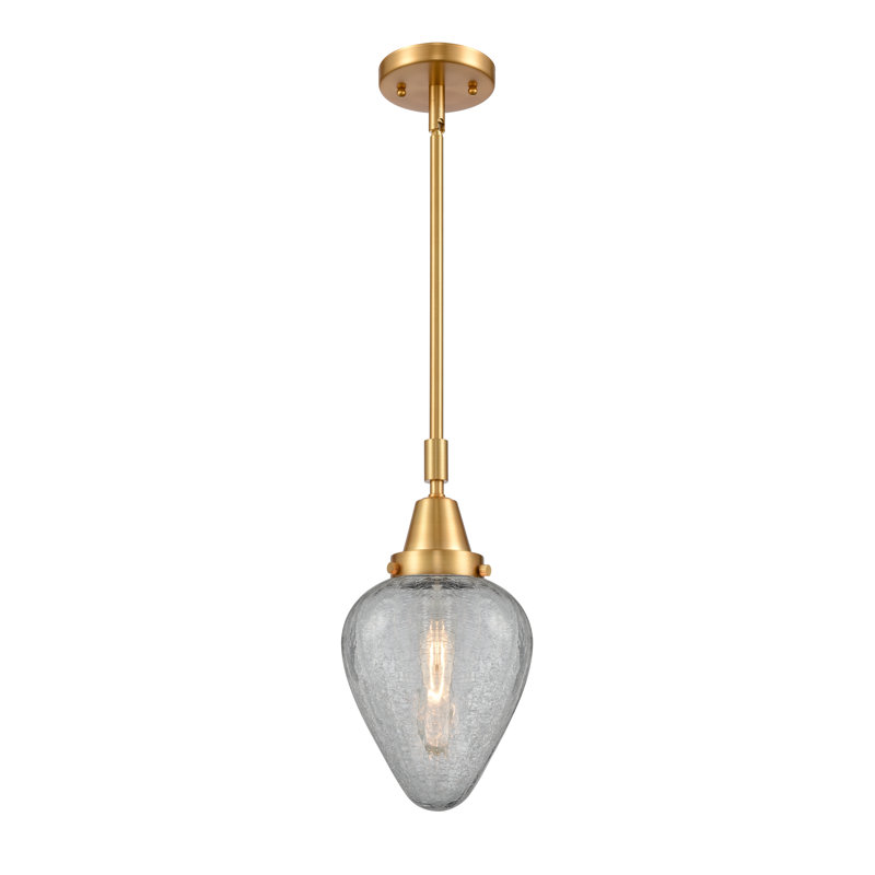 Caernarfon 1 - Light Single Pendant, Satin Gold, No Bulb Included